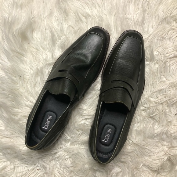 NEW Bar III Beau leather textured penny loafers size 10.5 main image 5
